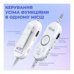 Наушники Fifine H16 7.1 RGB White Фото 7