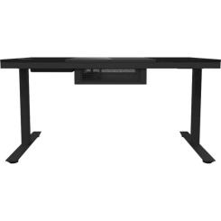 Компьютерный стол Lorgar ELITE 90G Glass Black Фото 3