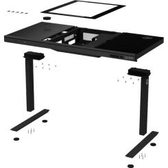 Компьютерный стол Lorgar ELITE 90G Glass Black Фото 4