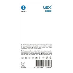 Презервативы Lex Condoms Ribbed 24 шт. Фото 1