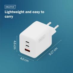 Зарядное устройство Digitus 2xUSB-C + 1xUSB-A GaN 100W Фото 10