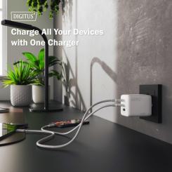 Зарядное устройство Digitus 2xUSB-C + 1xUSB-A GaN 100W Фото 7