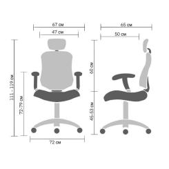 Офисное кресло Barsky Yellow Mesh Y-01 Фото 11
