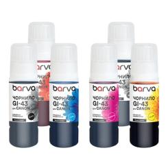 Чернила Barva Canon GI-43 SET 6x70 мл, OneKey Фото