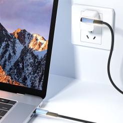 Дата кабель Essager USB-C to USB-C 1.0m 100W black Фото 2