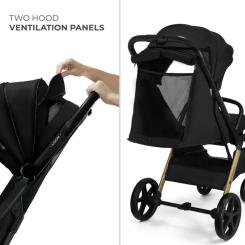 Коляска Kinderkraft Loom Black (KSLOOM00BLK00BS) Фото 7