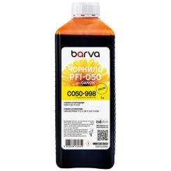 Чернила Barva Canon PFI-050 Special, 1 л, Yellow pigmented Фото