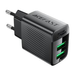 Зарядное устройство Acefast 2xUSB 12W A86 black Фото 1