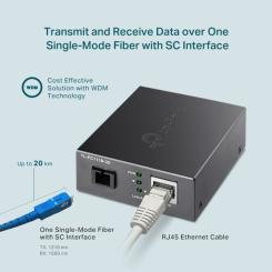 Медиаконвертер TP-Link FC111B-20 Фото 4