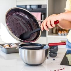 Лопатка кухонная KitchenAid Classic для тіста 30 см червоний Фото 3