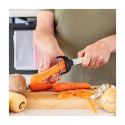 Овощечистка KitchenAid Classic горизонтальна 18 см білий Фото 3