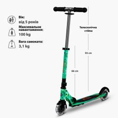 Самокат Micro Sprite Glow LED Art Collection" Космос" Фото 6