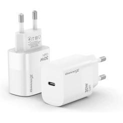 Зарядное устройство Grand-X GaN USB-C 30W QC3.0 white Фото 3