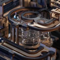 Конструктор Robotime Rokr деревянный 3D Мраморный космодром Фото 4