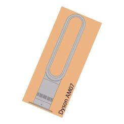Вентилятор Dyson АМ07 Tower Fan EU Wh/Sv Фото