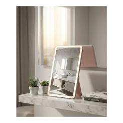 Зеркало Xiaomi Leather case mirror pink Фото 3