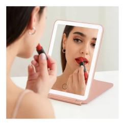 Зеркало Xiaomi Leather case mirror pink Фото 4