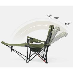 Кресло складное Naturehike CNK2550JJ023 Nightfall T05, сталь, оливкове Фото 2