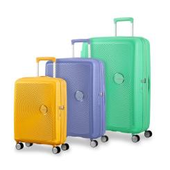Чемодан American Tourister Soundbox 97/110 л темно-синя Фото 11