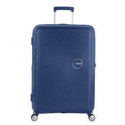 Чемодан American Tourister Soundbox 97/110 л темно-синя Фото 1