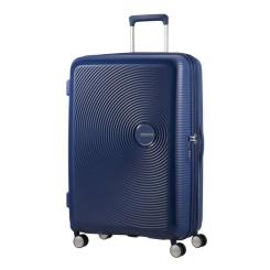 Чемодан American Tourister Soundbox 97/110 л темно-синя Фото 2