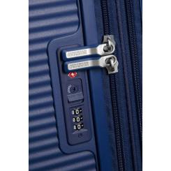 Чемодан American Tourister Soundbox 97/110 л темно-синя Фото 6