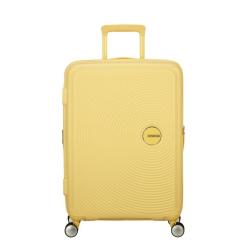Чемодан American Tourister Soundbox 71.5/81 л пастельно-жовта Фото 1
