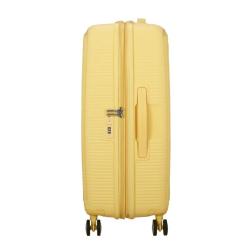 Чемодан American Tourister Soundbox 71.5/81 л пастельно-жовта Фото 4