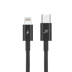 Дата кабель Grand-X USB-C to Lightning 1.0m 60W black Фото