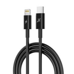 Дата кабель Grand-X USB-C to Lightning 1.0m 60W black Фото 1