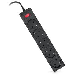 Сетевой фильтр питания REAL-EL RS-Protect 505, 3m, black Фото 4