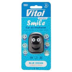 Ароматизатор для автомобиля VITOL Smile Blue Ocean 4мл Фото