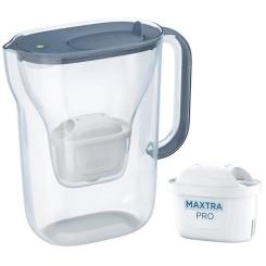 Фильтр-кувшин Brita Style Essential MXPro 2.4л з картриджем сіро-блаки Фото