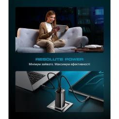 Зарядное устройство Armorstandart 2xUSB-C + 1xUSB 67W GaN black Фото 11