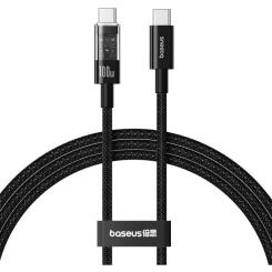 Дата кабель Baseus USB-C to USB-C 1.0m 100W black Фото