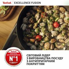 Сковорода Tefal Excellence Fusion,24см, чорний Фото 10