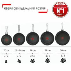 Сковорода Tefal Excellence Fusion,24см, чорний Фото 11