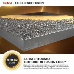 Сковорода Tefal Excellence Fusion,24см, чорний Фото 4