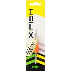 Блесна X-Fish Wolf 12,5g 5 Gold fire red Фото 1