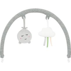 Кресло-качалка MoMi PEARL baby swing grey Фото 9