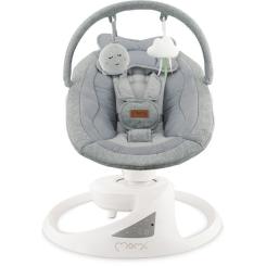 Кресло-качалка MoMi PEARL baby swing grey Фото 1