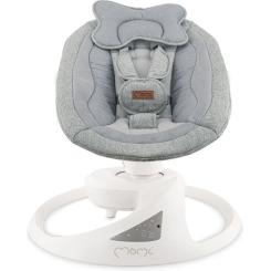 Кресло-качалка MoMi PEARL baby swing grey Фото 2