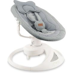 Кресло-качалка MoMi PEARL baby swing grey Фото 3