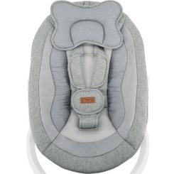 Кресло-качалка MoMi PEARL baby swing grey Фото 7