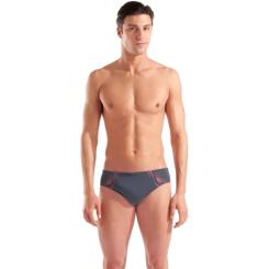 Плавки Arena Poseidonia Swim Briefs 009075-504 сірий, рожевий 9 Фото