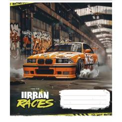 Тетрадь Школярик Time the urban races 48 аркушів клітинка Фото 1
