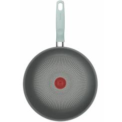 Сковорода Tefal Halo EUCALYPTUS, 26см, алюміній, бакеліт, сірий Фото 1