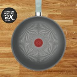 Сковорода Tefal Halo EUCALYPTUS, 26см, алюміній, бакеліт, сірий Фото 5