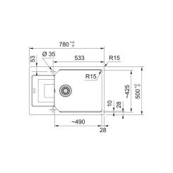 Мойка кухонная Franke Urban UBG 611-78 XL Фото 2