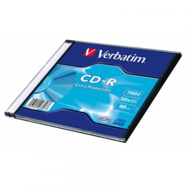 Диск CD Verbatim CD-R 700Mb 52x 1шт Slim Case Фото 1